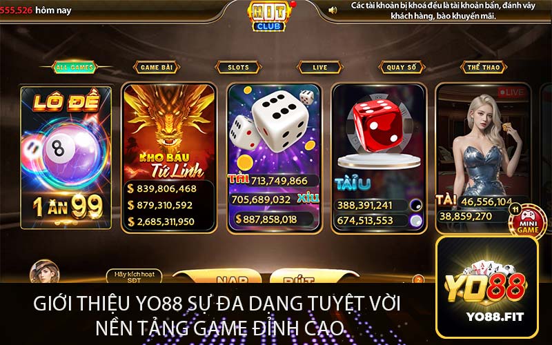 Giới Thiệu Yo88 Sự Đa Dạng Tuyệt Vời
 Nền Tảng Game Đỉnh Cao